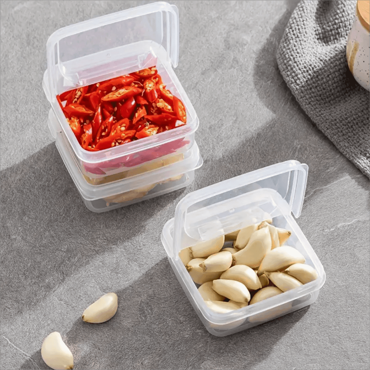 1 pièce Boîte de rangement de tranches de fromage japonais, spécifique au réfrigérateur, contenant pour la conservation des